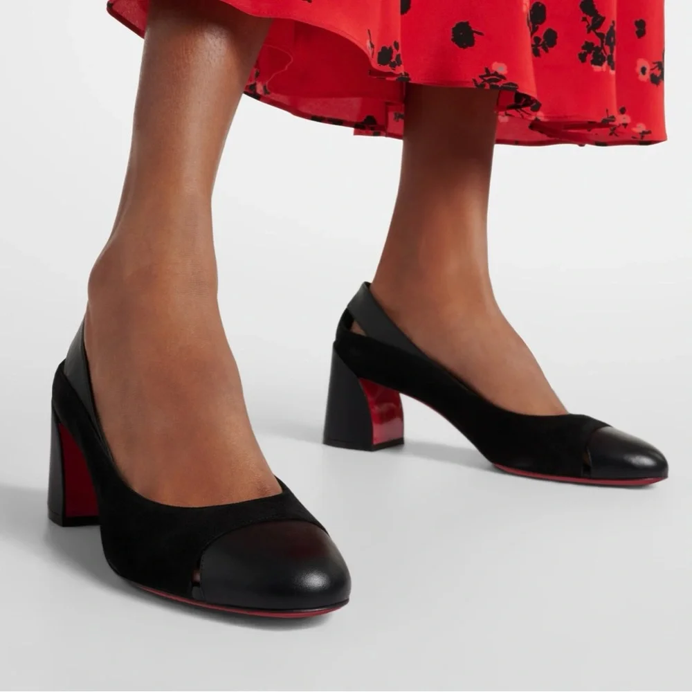 Louboutin Miss Duvette leather pumps - Picture 10 of 10